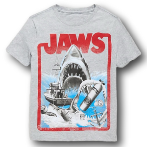 Kids Jaws Movie Graphic T-Shirt - Size Large 10/12 - NWT
